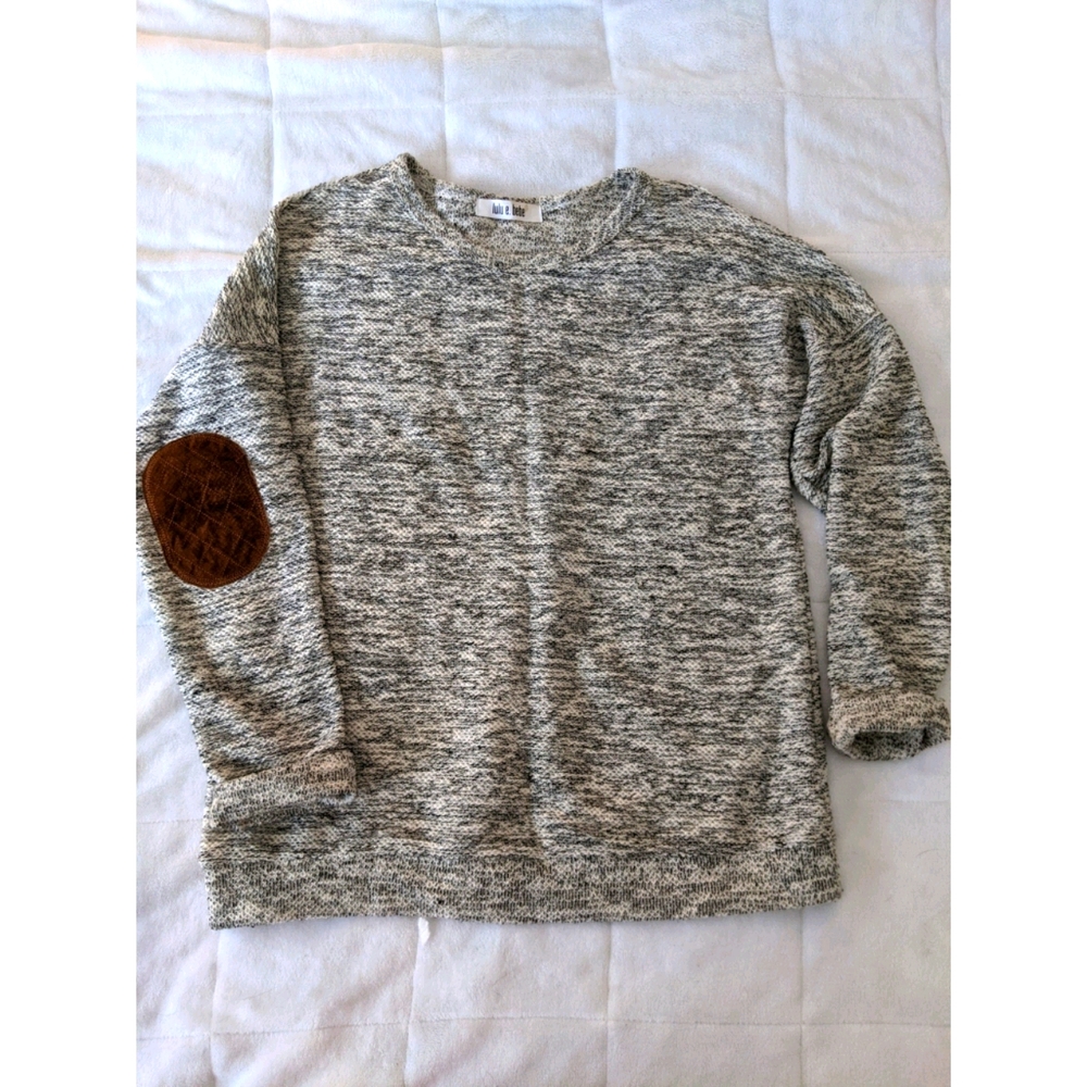 Heather grey sweater
